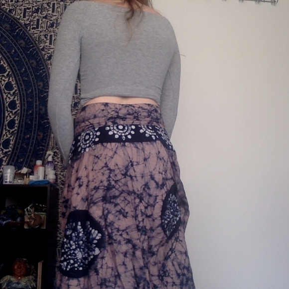 Long boho skirt - Picture 2 of 4
